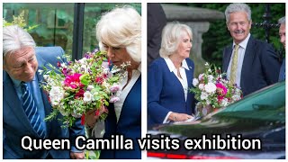 Queen Camilla visited Botanical Gardens Exhibition and meets Alan Titchmarsh [upl. by Starling984]