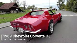 1969 Chevrolet Corvette C3 383 V8 Exhaust Sound [upl. by Bostow]