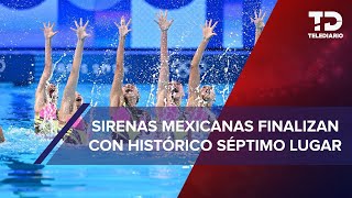 ¡Brillan en la alberca Equipo mexicano de natación artística culmina en séptimo lugar en París 2024 [upl. by Areis]