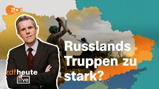 Warum der Ukraine bislang nur kleinere Vorstöße gelingen  ZDFheute live mit Militärexperte Keupp [upl. by Nnylecoj498]