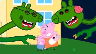 Zombie apocalypse What Happened To Peppa Pig Family 🧟‍♀️ Peppa Pig Funny Animation [upl. by Airdnua976]