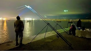 A NIGHT on HOLYHEAD BREAKWATER❗️ UK Sea Fishing [upl. by Marsh]