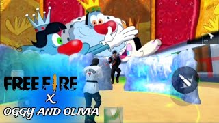 OGGY AND OLIVIA LOVE STATUS x FREEFIRE EDIT [upl. by Htebasyle]