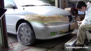 Professional Bumper Repair System Video 1 Part 15 Mask amp Prep [upl. by Maze]