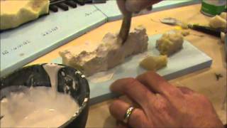 How to Make Rock Formation from Urethane Foam Part II [upl. by Magen]