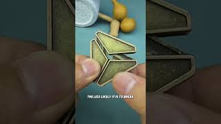 Challenge the highdifficulty triangle metal puzzlepuzzleiqiqtest [upl. by Frasier]