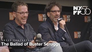 The Ballad of Buster Scruggs Press Conference  Joel amp Ethan Coen and Cast  NYFF56 [upl. by Eisele]