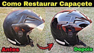 Como Restaura o Capacete de Moto [upl. by Jairia]