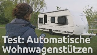 Test Elektrische Stützen für den Wohnwagen  EampP levelC HydraulikSystem [upl. by Onyx]