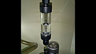 Model  D499 for Professional Type Up aqua Co2 Bubble counter with check valve [upl. by Aubarta]