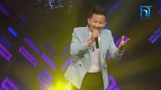 Binod Rai quotBase Paxi Maya Pirimquot  The Voice of Nepal Season 5 2023 [upl. by Jarrow]