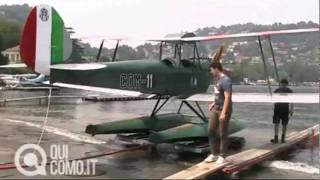 Caproni Ca 100 lidrovolante più vecchio del mondo torna a volare [upl. by Annehcu]