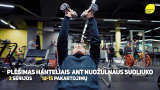 Pratimai pradedantiems sportuoti vyrams 1 diena – LEMON GYM [upl. by Nolyat375]