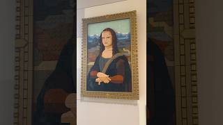 Lego Mona Lisa  Paris 🇫🇷 Lego Store [upl. by Edris]