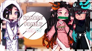 ☆ Kamado Family React To Tanjiro And Nezuko ☆ll Nezuko 12 ll Muinezu 🎀 ll [upl. by Sekoorb]