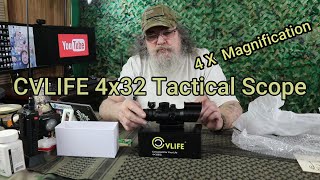 CVLIFE 4x32 Tactical Rifle Scope [upl. by Bradwell]