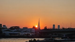 Bangkok Sunset amp Night Boot Trip Feb 2024 [upl. by Ralyks]