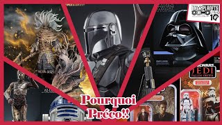 Pourquoi Préco Hot Toys Star wars  Mandalorian Buste  Hasbro Darth Vader et Sabre Laser ObiWan [upl. by Xavier]