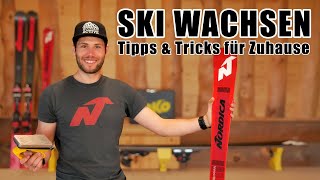 Ski wachsen  Tipps und Tricks für Deinen Skiservice Zuhause [upl. by Aeuhsoj]