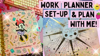 WORK PLANNER SETUP amp UPDATE  BIG VERTICAL HAPPY PLANNER  SQUAD GOALS amp SEASONAL TEACHER PLANNERS [upl. by Yhprum872]