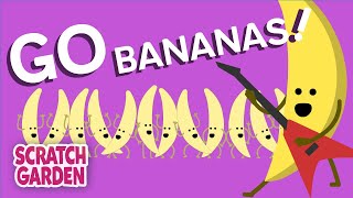 Go Bananas  Camp Song  Scratch Garden [upl. by Tarfe]