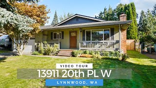 Lynnwood Home For Sale  13911 20th PL W Lynnwood WA  McDonald Real Estate Group [upl. by Adanar603]