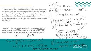 KREISSANKALPXSTD Arithmetic ProgressionS22 [upl. by Amory]