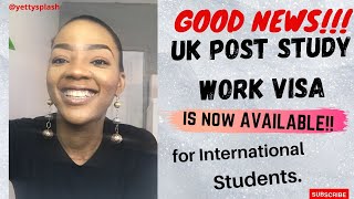 POSTSTUDY WORK VISA FOR INTERNATIONAL STUDENTS 2021 UK GRADUATE ROUTE VISA PSW Eligibility Cost [upl. by Georgeanne]