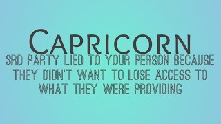 3rd Party Lied To Your Person Because They Didn’t Want To Lose Access To What They Were Providing [upl. by Anirbas]