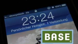 iPhone Persönlichen Hotspot mit BASE einrichten [upl. by Childers]