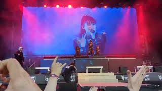 Rock im Park BABYMETAL x electric callboy  ratatata Mandora Stage [upl. by Donegan]