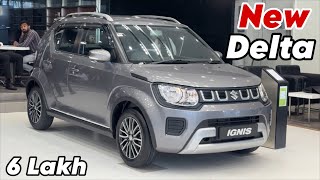 NEW IGNIS DELTA Updated Model 2025  New Maruti Suzuki IGNIS 2025 Delta GREY Colour Review [upl. by Elorak]