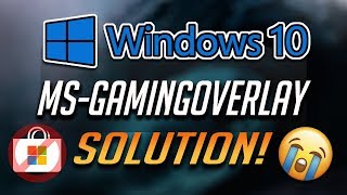 How to Fix Error msgamingoverlay  Youll Need a New App to Open This MS Gaming Overlay [upl. by Skelly565]