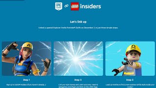 Gratis Lego Skin  Konten verknüpfen lego fortnite [upl. by Brandea]