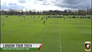 Glentoran Academy  u16u18 London Tour  Goals vs West Ham [upl. by Ames]