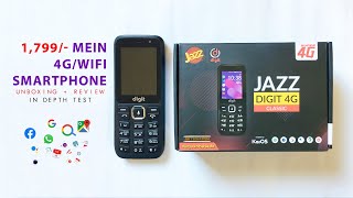 Jazz Digit 4G Classic  Unboxing  Full Review  Keypad Smartphone  Just In 1799  2021 [upl. by Mavis50]