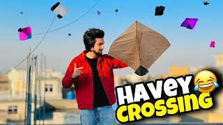 Again Remand Ly Lia Subka😃14 Number sy  Full Cross Paich In Lush Hawa 😉 New Kite Flying Video [upl. by Esch]