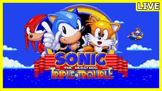 Sonic Triple Trouble 16Bit LIVE gameplay ft NoahNCopeland the creator [upl. by Amsden]