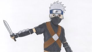 Drawing Kid Kakashi [upl. by Aitas]