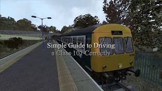 TS 2018 How to drive a Class 101 North Somerset Railway [upl. by Neelloj]