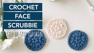 Make Your Own Crochet Face Scrubbie In Just Minutes With This Easy Tutorial [upl. by Aehr]