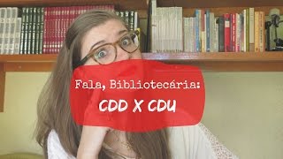 FALA BIBLIOTECÁRIA CDD X CDU [upl. by Nauqahs]