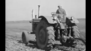 Belarus MTZ5 tractor Corn planting in the southern Soviet Russia 1961 [upl. by Yasmine]