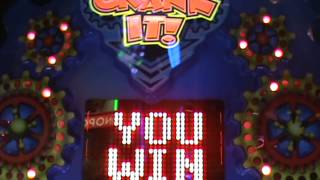 Winning 100 tickets on the Crank It ticket arcade game [upl. by Dosia]