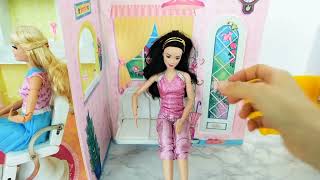 Barbie doll hospital set  Cartoons [upl. by Amlev224]