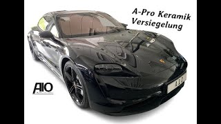 APro Keramik Versiegelung Auto Lack Felgen versiegeln HIGH GLOSS AIO [upl. by Lielos]