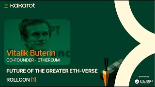 Vitalik Buterin at Rollcon1  quotWhat an ideal future may look likequot [upl. by Hemphill]