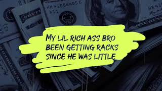 YFN Lucci  Tragedy feat Bigga Rankin Official Lyric Video [upl. by Alyk836]