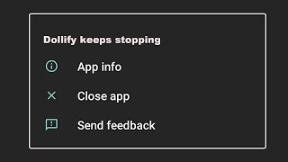 How To Fix Dollify App Keeps Stopping Error in Android system [upl. by Ennaeirrac52]
