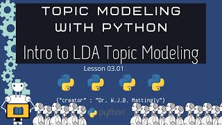 What is Laten Dirichlet Allocation LDA Topic Modeling for Digital Humanities 0301 [upl. by Ching338]